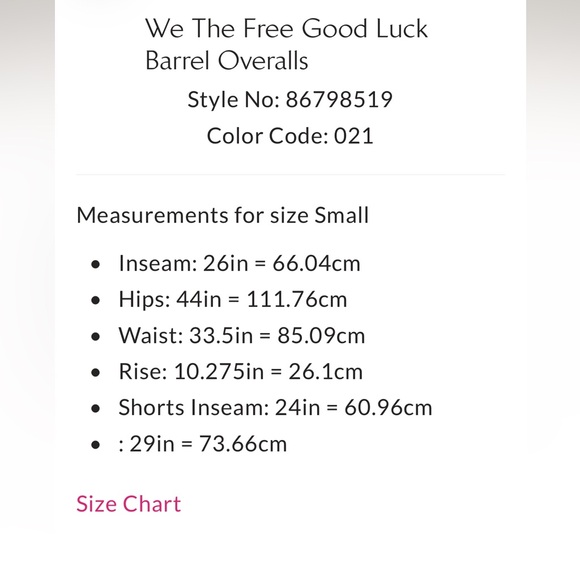 Free People We The Free Good Luck
Barrel Overalls-Chocolate Mousse-S-NWT - Picture 7 of 10